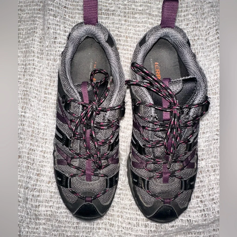 Merrell Siren Edge Q2 Waterproof Hiking Boots Shoes‎ Womens Size 7 Black Trail